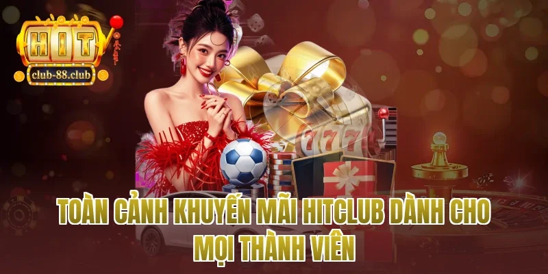 Toàn cảnh khuyến mãi Hitclub dành cho mọi thành viên